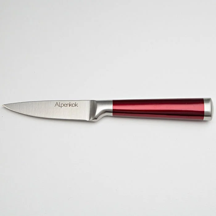 ALPENKOK Нож для чистки овощей Burgundy 8,9 см. AK 2080/E