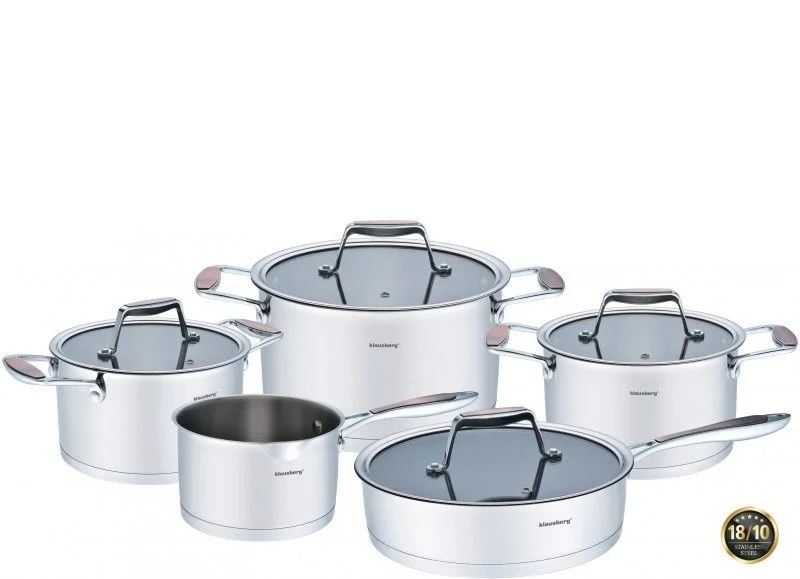 KLAUSBERG Набор кастрюль (9 пр.) KB 7229