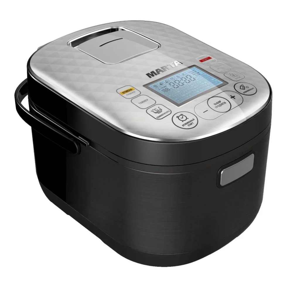 MARTA Мультиварка MT 1981 черный/ серебро