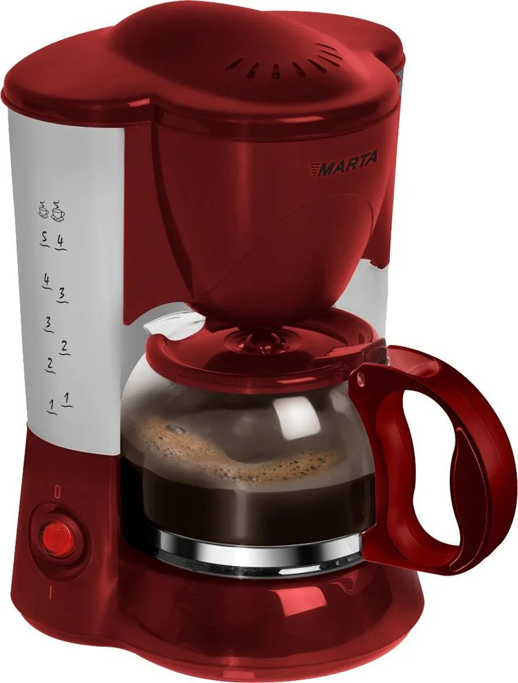 MARTA Кофеварка MT 2111 бургунди