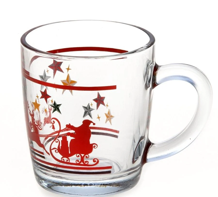 PASABAHCE Набор кружек (2шт.) 250 мл.CHRISTMAS SANTA (55029 SL)