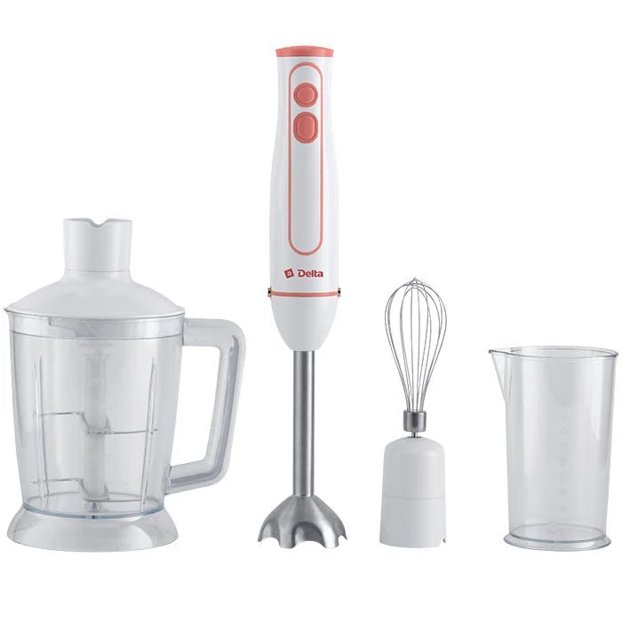 DELTA Блендер 600W DL 7042 В белый с терракотовым