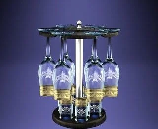 ГУСЬ ХРУСТАЛЬНЫЙ Универсальный набор 13пр. Русский узор (GE09-160/837-БС)