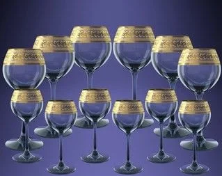 ГУСЬ ХРУСТАЛЬНЫЙ Универсальный набор 12пр. Версаче (GE08-1689/1801)