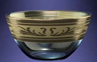 ГУСЬ ХРУСТАЛЬНЫЙ Салатник 19см. Русский узор GE09-1326