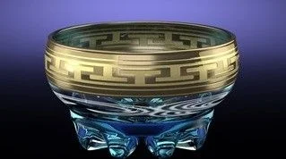 ГУСЬ ХРУСТАЛЬНЫЙ Набор креманок 6шт. Греческий узор (GE01-3258)