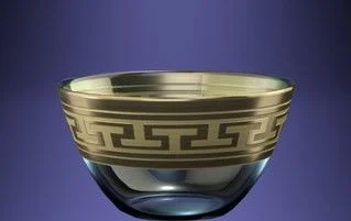 ГУСЬ ХРУСТАЛЬНЫЙ Набор салатников 2шт. Греческий узор (GE01-1322)