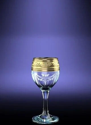 ГУСЬ ХРУСТАЛЬНЫЙ Набор рюмок для водки Русский узор 60мл. GE09-134