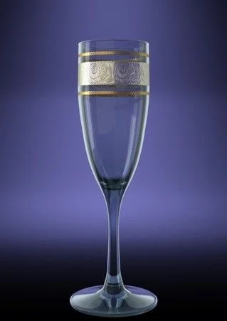 ГУСЬ ХРУСТАЛЬНЫЙ Набор бокалов для шампанского Первоцвет 170мл. (TL66-1687)