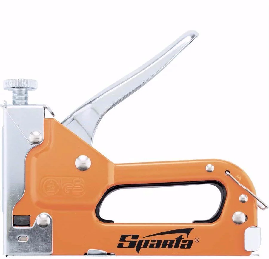 SPARTA Степлер мебельный регулируемый, со скобами 200 шт, тип скобы 53, 6-14 мм 42002