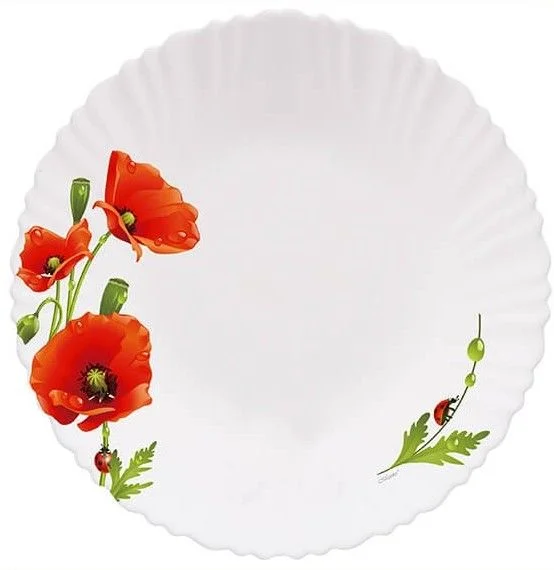 MAESTRO Тарелка десертная 20см Маки2 MR-30864-02