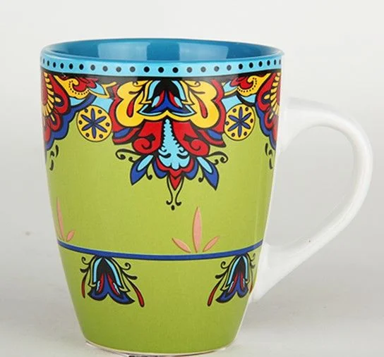 КОРАЛЛ Кружка 320мл.Цветочный узор ST03/D1609