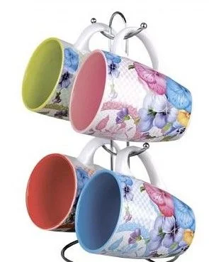 КОРАЛЛ Кружка 320мл.Анютины глазки ST03/D1307