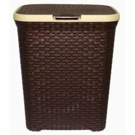 ВИОЛЕТ Корзина для белья 40л.Ротанг 1840/1 коричневый
