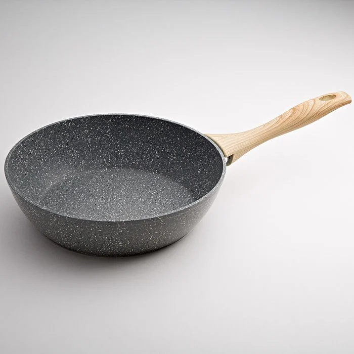 ALPENKOK Сотейник 26см GREY MARBLE AK 1004 /26 N