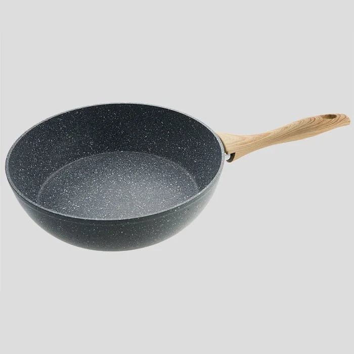 ALPENKOK Сотейник 28см GREY MARBLE AK 1006 /28 N