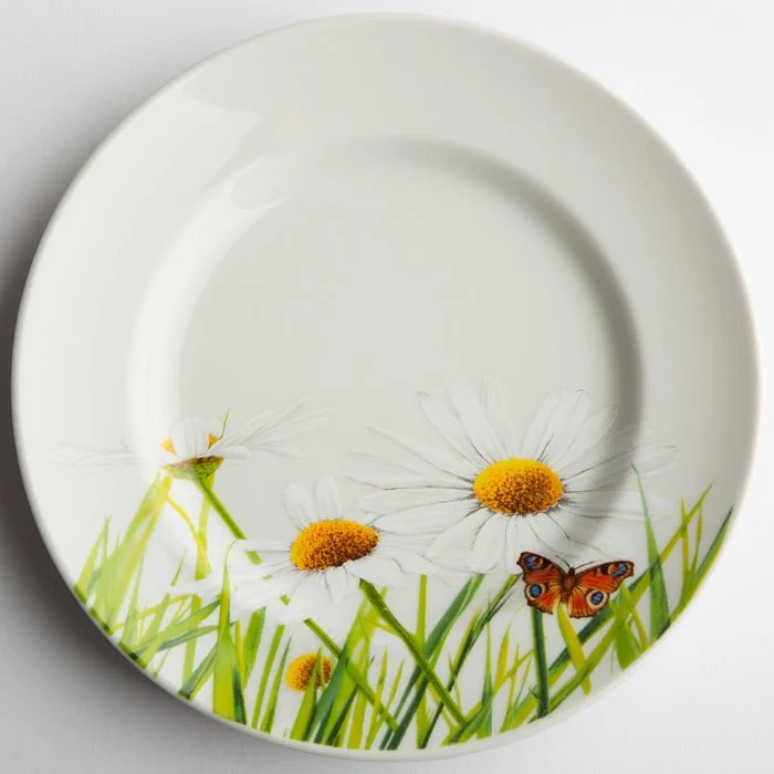 КОРАЛЛ Тарелка десертная 20см Ромашка 5С 0189 Ф34