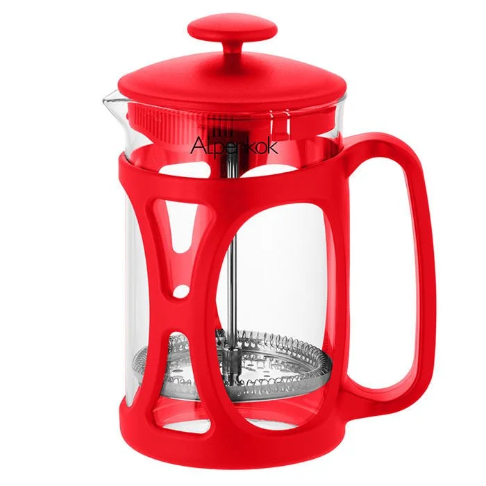 ALPENKOK Френч-пресс 800 мл. АК 716/80 красный