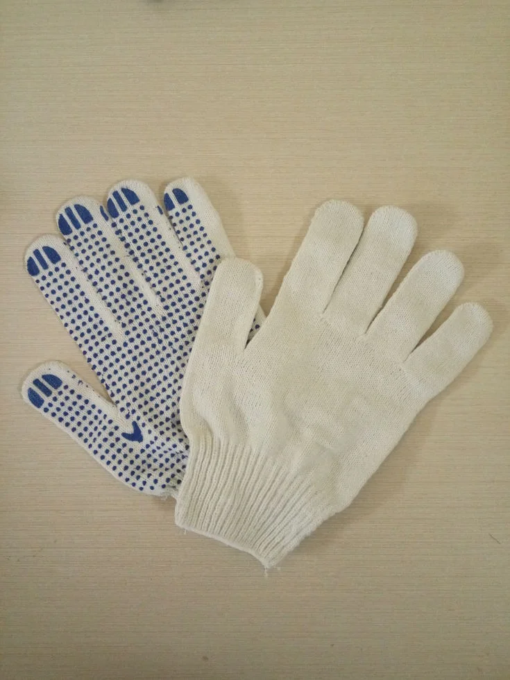 Перчатки х/б, ПВХ-покрытие Точка, 10 класс // Россия