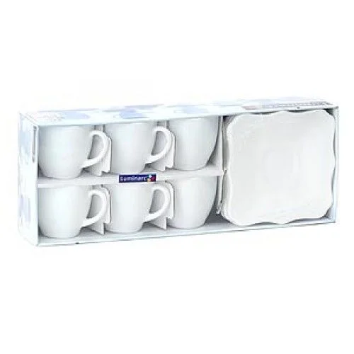 LUMINARC Набор чайный 12 пр. Authentic White D 8766