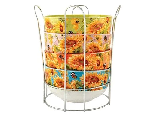 КОРАЛЛ Набор салатников 1/4пр. Подсолнухи ST41/A06222