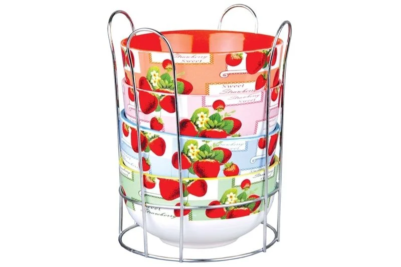 КОРАЛЛ Набор салатников 1/4пр. Клубника ST41/D1109