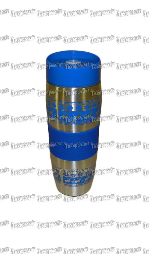 ALPENKOK Термокружка 0,4 л. Олени синие AK 04023 A