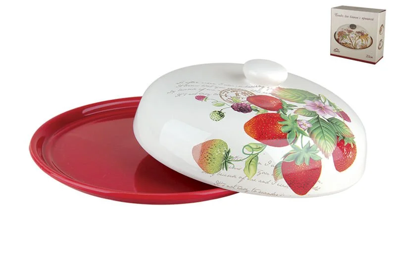 КОРАЛЛ Блюдо для блинов Ягодное настроение HC604R-K07