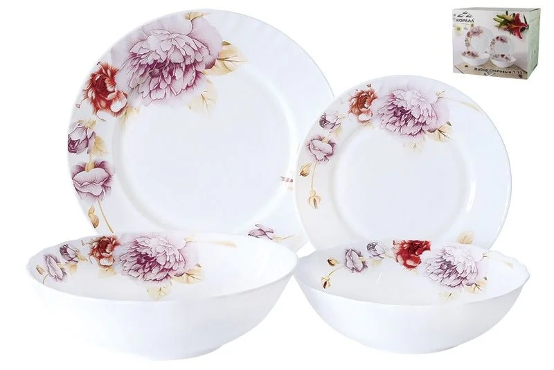 КОРАЛЛ Набор столовый 19пр.Пиония JL19