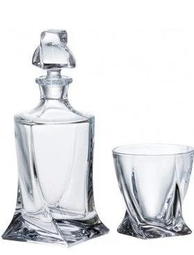 BOHEMIA Набор бокалов для виски Quadro 340 мл.(3шт) 99999/99A44/886/3MB