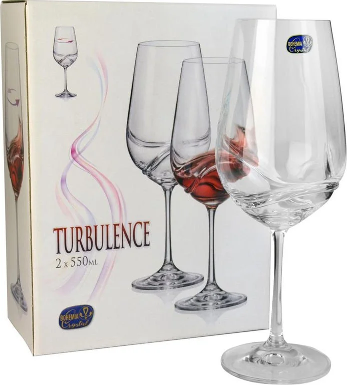 BOHEMIA Набор бокалов для вина Turbulence 550 мл. (2 шт.) 40774/550