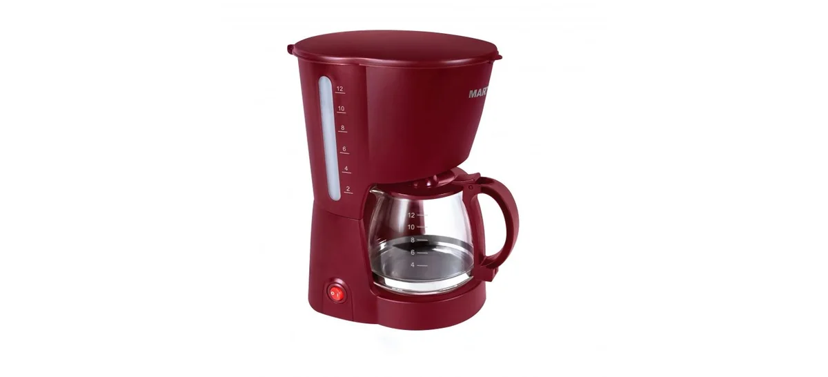 MARTA Кофеварка MT 2113 красный гранат
