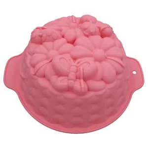 ALPENKOK Форма 26x17x9см Полянка AK 6042 S розовый