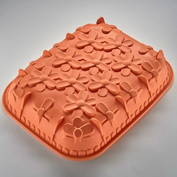 WEBBER Форма 30х26х6см Маргаритки BE 4220 S персик