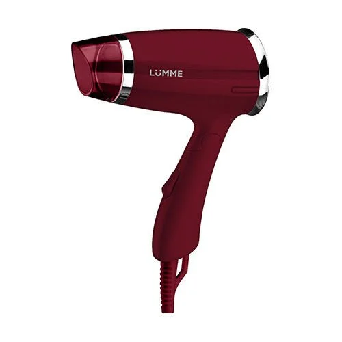 LUMME Фен 1400W LU 1042 красный гранат