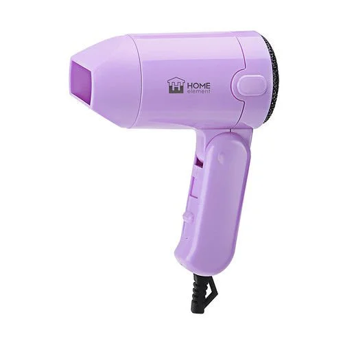 HOME ELEMENT Фен 1000W HE HD 313 сиреневый турмалин