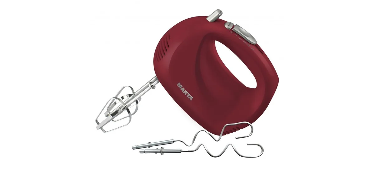 MARTA Миксер 350W MT 1508 красный гранат