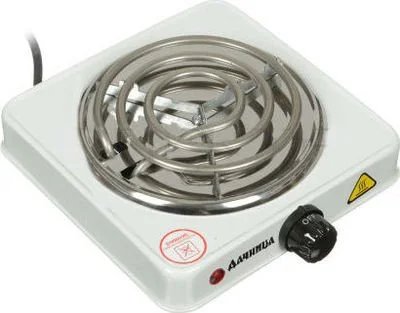 ДАЧНИЦА Электроплита 1 комфорка (белая)