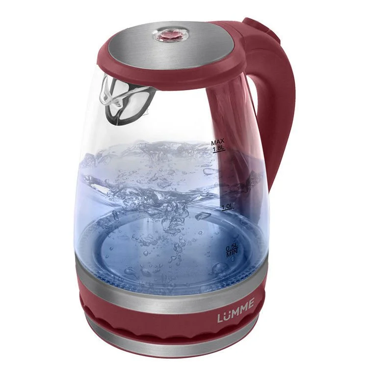 LUMME Электрический чайник LU 220 красный гранат