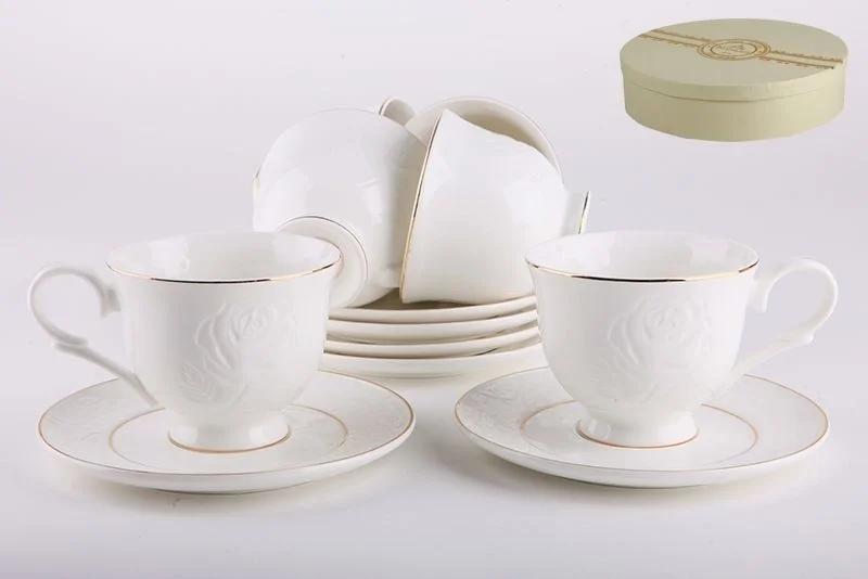 КОРАЛЛ Набор чайный 12 пр. Роза CS506710-A GIFT