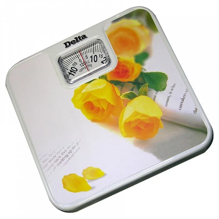 DELTA Весы напольные механические Желтые розы D 9011 H12