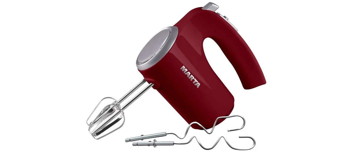 MARTA Миксер 350W MT 1509 красный гранат