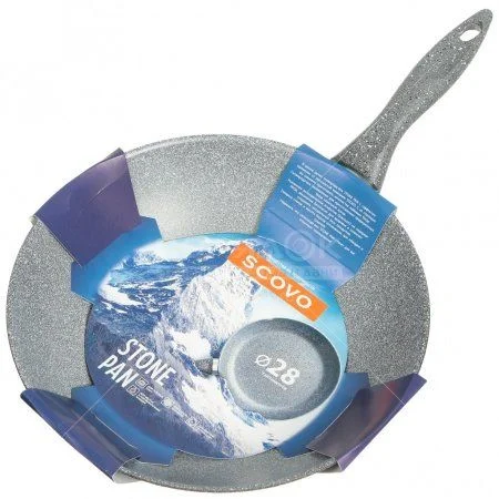 SCOVO Сковорода-вок StonePan 28см ST 056
