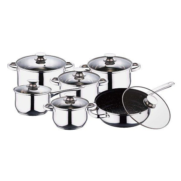 WELLBERG Набор кастрюль (12пр.) WB 1106