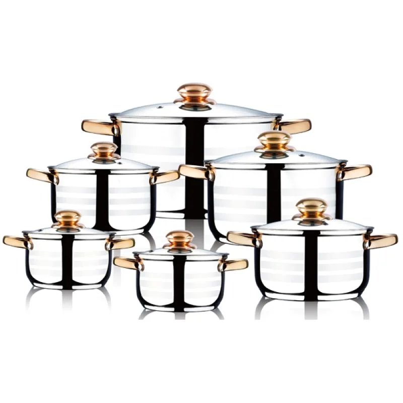 WELLBERG Набор кастрюль (12пр.) WB 1315