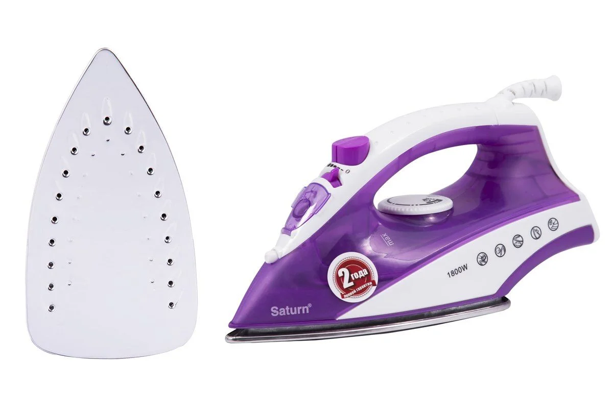 SATURN Утюг дорожный 1800W CC 7142 violet