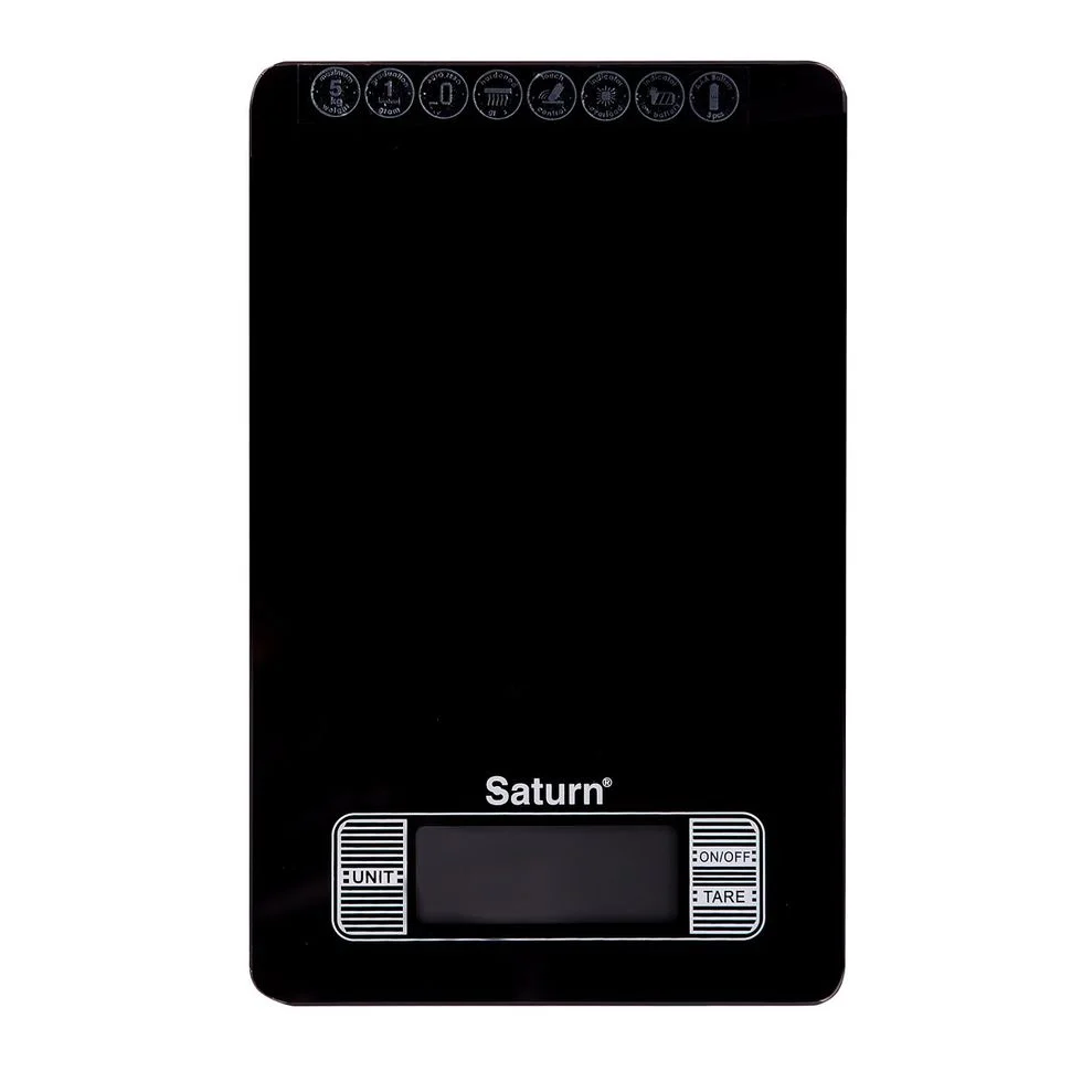 SATURN Весы кухонные ST KS 7235 black