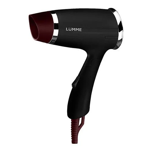 LUMME Фен 1400W LU 1043 черный жемчуг