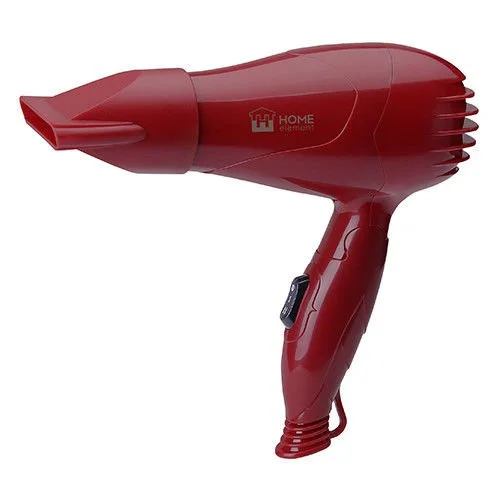 HOME ELEMENT Фен 1200W HE HD 311 красный гранат