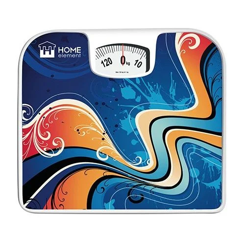 HOME ELEMENT Весы напольные механические HE SC 900 голубые